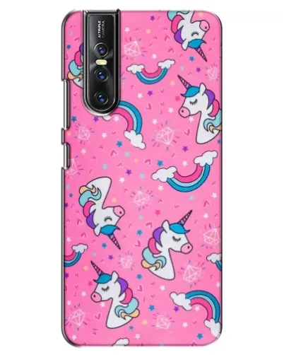 Чехол для Vivo V15 Pro с картинкой «Unicorn паттерн розовый» Чехол для Vivo V15 Pro с картинкой «Unicorn паттерн розовый»
