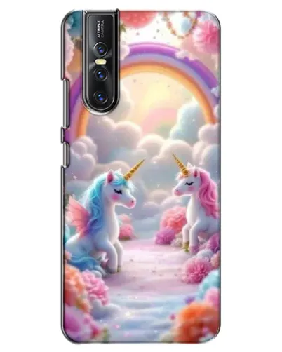 Чехол для Vivo V15 Pro с картинкой «Радуга и единороги» Чехол для Vivo V15 Pro с картинкой «Радуга и единороги»