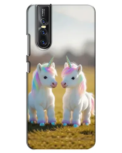 Чехол для Vivo V15 Pro с картинкой «Пара единорогов» Чехол для Vivo V15 Pro с картинкой «Пара единорогов»