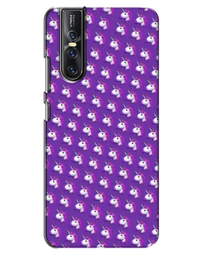 Чехол для Vivo V15 Pro с картинкой «Единороги на фиолетовом» Чехол для Vivo V15 Pro с картинкой «Единороги на фиолетовом»