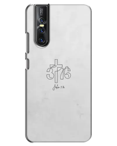 Чехол для Vivo V15 Pro с картинкой «Иоанна 3:16 Крест» Чехол для Vivo V15 Pro с картинкой «Иоанна 3:16 Крест»