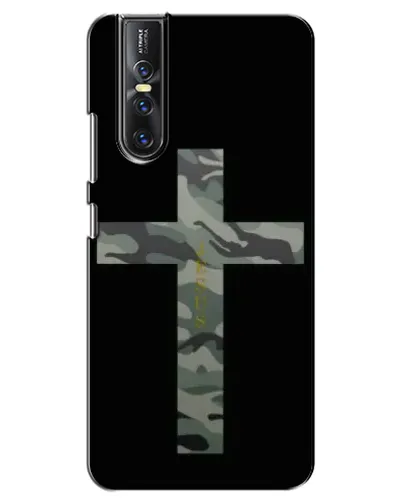 Чехол для Vivo V15 Pro с картинкой «Милитари Крест» Чехол для Vivo V15 Pro с картинкой «Милитари Крест»