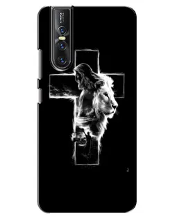 Чохол для Vivo V15 Pro з картинкою «Сяючий хрест Jesus»