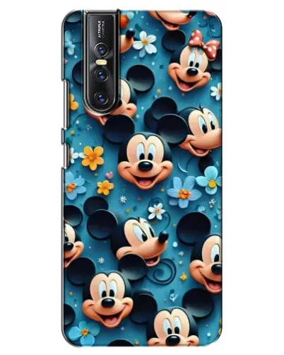 Чехол для Vivo V15 Pro с картинкой «Паттерн Микки и Минни» Чехол для Vivo V15 Pro с картинкой «Паттерн Микки и Минни»