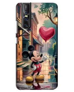 Чехол для Vivo V15 Pro с картинкой «Микки и шарик-сердце»