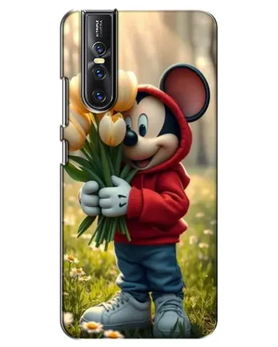 Чехол для Vivo V15 Pro с картинкой «Микки с тюльпанами» Чехол для Vivo V15 Pro с картинкой «Микки с тюльпанами»