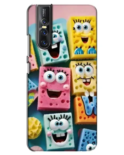 Чехол для Vivo V15 Pro с картинкой «Цветные губки»