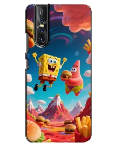 Чехол для Vivo V15 Pro с картинкой «Космический фастфуд»