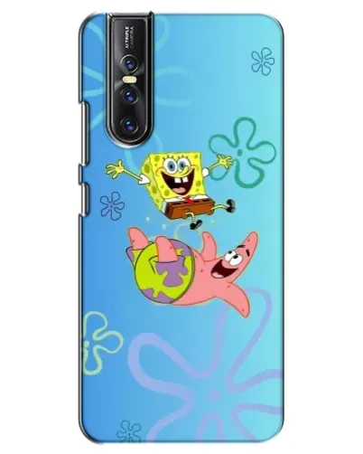 Чехол для Vivo V15 Pro с картинкой «Спанч Боб и Патрик»