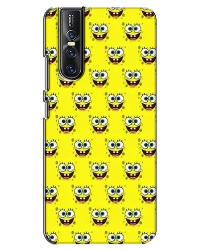 Чехол для Vivo V15 Pro с картинкой «Паттерн Губка Боб»