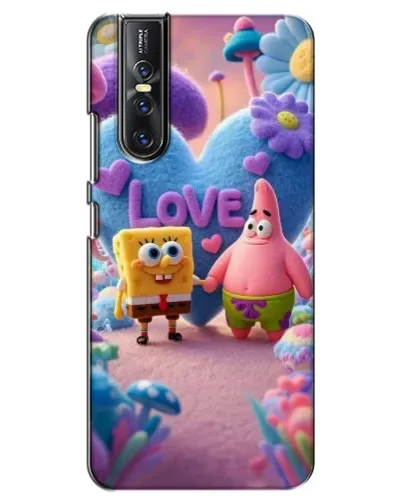 Чехол для Vivo V15 Pro с картинкой «Губка Боб Патрик»