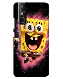 Чехол для Vivo V15 Pro с картинкой «Взрывной Спанч Боб»