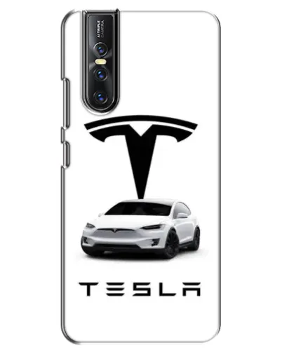 Чехол для Vivo V15 Pro с картинкой «Tesla White Style» Чехол для Vivo V15 Pro с картинкой «Tesla White Style»