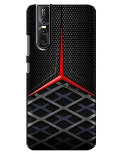 Чехол для Vivo V15 Pro с картинкой «Mercedes Carbon Grid»
