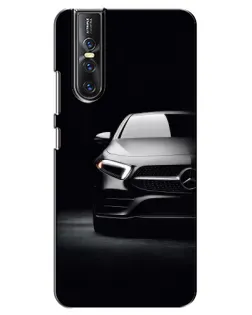 Чехол для Vivo V15 Pro с картинкой «Свет фар Mercedes»