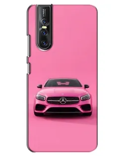 Чехол для Vivo V15 Pro с картинкой «Розовый Mercedes AMG»