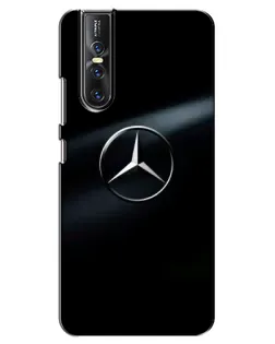 Чехол для Vivo V15 Pro с картинкой «Mercedes на металле»