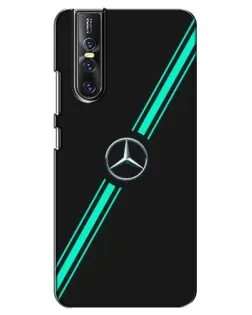 Чехол для Vivo V15 Pro с картинкой «Спортивные линии Mercedes»