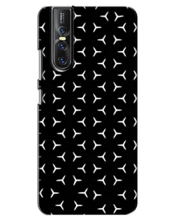 Чехол для Vivo V15 Pro с картинкой «Mercedes паттерн звезд»