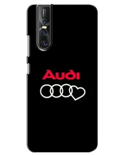 Чехол для Vivo V15 Pro с картинкой «Логотип Audi Heart»