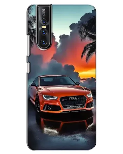 Чехол для Vivo V15 Pro с картинкой «Audi — закат»