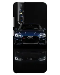 Чехол для Vivo V15 Pro с картинкой «Audi — ночное отражение»