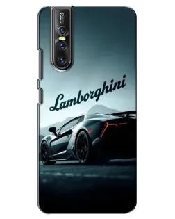 Чехол для Vivo V15 Pro с картинкой «Классическая надпись Lamborghini»
