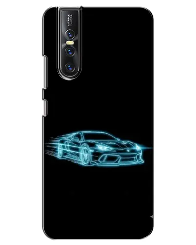 Чехол для Vivo V15 Pro с картинкой «Неоновый контур Lamborghini» Чехол для Vivo V15 Pro с картинкой «Неоновый контур Lamborghini»