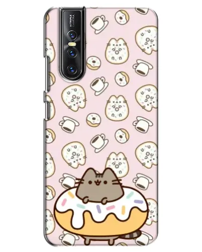 Чехол для Vivo V15 Pro с картинкой «Пушин на пончике»