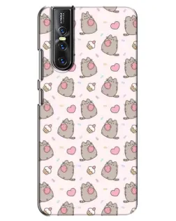 Чехол для Vivo V15 Pro с картинкой «Пушин и сладости»