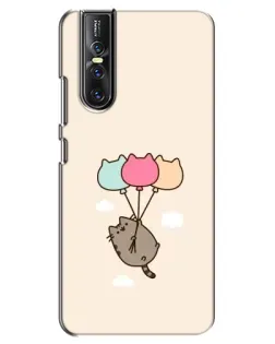 Чехол для Vivo V15 Pro с картинкой «Пушин на шариках»