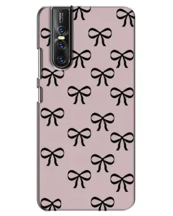 Чехол для Vivo V15 Pro с картинкой «Черные бантики»