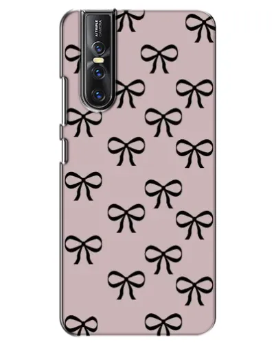 Чехол для Vivo V15 Pro с картинкой «Черные бантики»