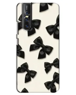 Чехол для Vivo V15 Pro с картинкой «Черные бантики»