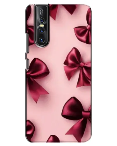 Чехол для Vivo V15 Pro с картинкой «Бордовый атлас»