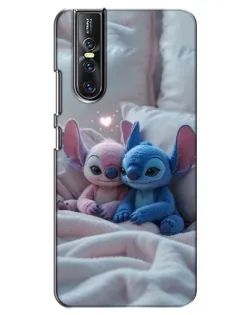 Чехол для Vivo V15 Pro с картинкой «Плюшевые Стич Ангел»