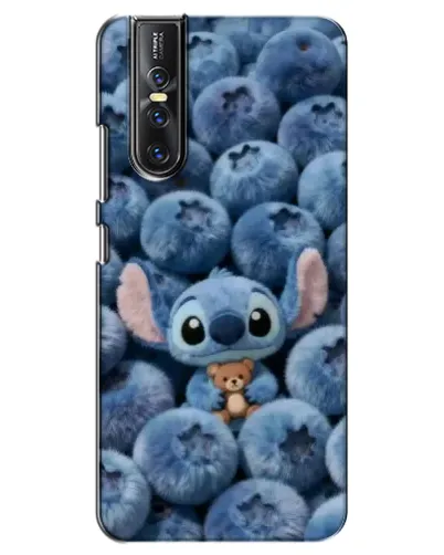 Чехол для Vivo V15 Pro с картинкой «Стич и голубика» Чехол для Vivo V15 Pro с картинкой «Стич и голубика»