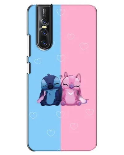 Чехол для Vivo V15 Pro с картинкой «Stitch и Angel Love» Чехол для Vivo V15 Pro с картинкой «Stitch и Angel Love»