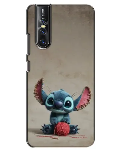 Чехол для Vivo V15 Pro с картинкой «Стич на коричневом фоне» Чехол для Vivo V15 Pro с картинкой «Стич на коричневом фоне»