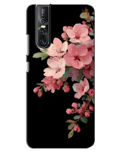 Чехол для Vivo V15 Pro с картинкой «Розовая ветка сакуры»