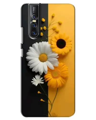 Чехол для Vivo V15 Pro с картинкой «Подсолнух и ромашка»