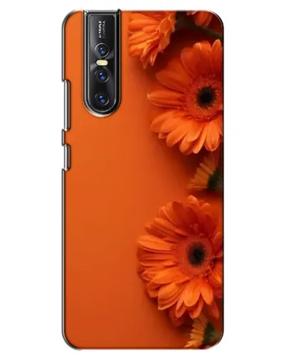 Чехол для Vivo V15 Pro с картинкой «Оранжевые герберы»
