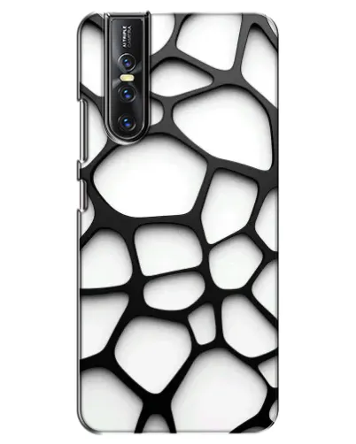Чехол для Vivo V15 Pro с картинкой «Белая объемная сетка» Чехол для Vivo V15 Pro с картинкой «Белая объемная сетка»