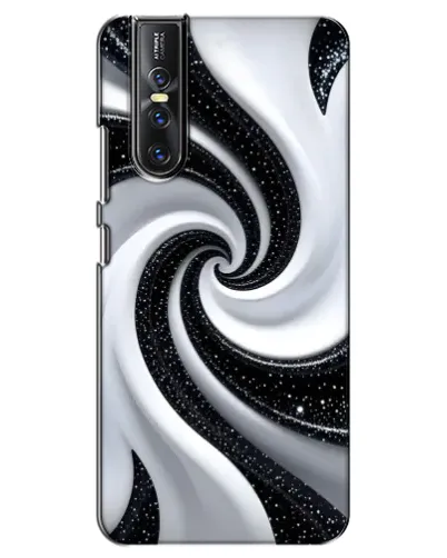 Чехол для Vivo V15 Pro с картинкой «Черно-белая спираль» Чехол для Vivo V15 Pro с картинкой «Черно-белая спираль»