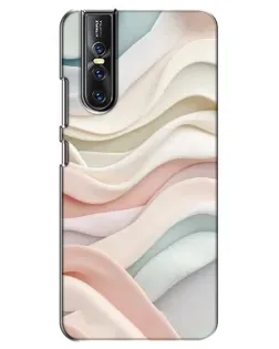 Чехол для Vivo V15 Pro с картинкой «Пастельные нежные волны»