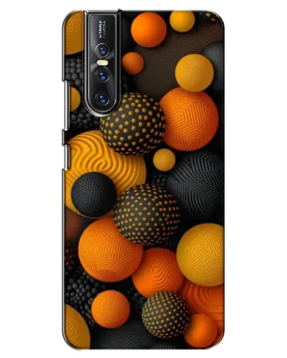 Чехол для Vivo V15 Pro с картинкой «Объемные оранжевые сферы» Чехол для Vivo V15 Pro с картинкой «Объемные оранжевые сферы»