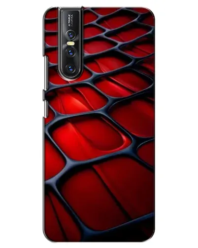 Чехол для Vivo V15 Pro с картинкой «Красная глянцевая сетка» Чехол для Vivo V15 Pro с картинкой «Красная глянцевая сетка»