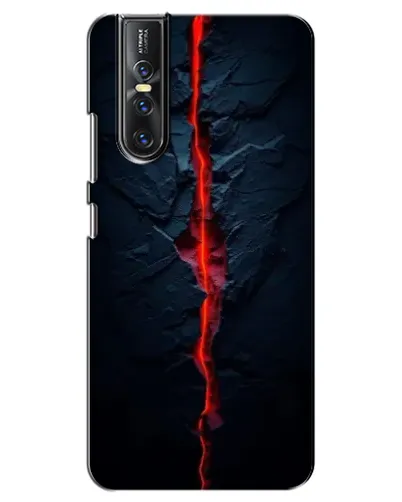 Чехол для Vivo V15 Pro с картинкой «Kрасная лавовая трещина» Чехол для Vivo V15 Pro с картинкой «Kрасная лавовая трещина»