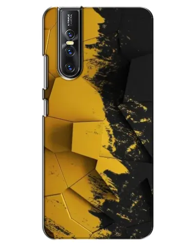 Чехол для Vivo V15 Pro с картинкой «Золотые осколки геометрии» Чехол для Vivo V15 Pro с картинкой «Золотые осколки геометрии»