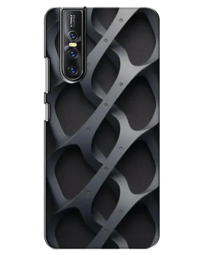 Чехол для Vivo V15 Pro с картинкой «Объемное серое плетение» Чехол для Vivo V15 Pro с картинкой «Объемное серое плетение»